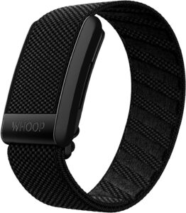 a WHOOP 4.0 with black colour