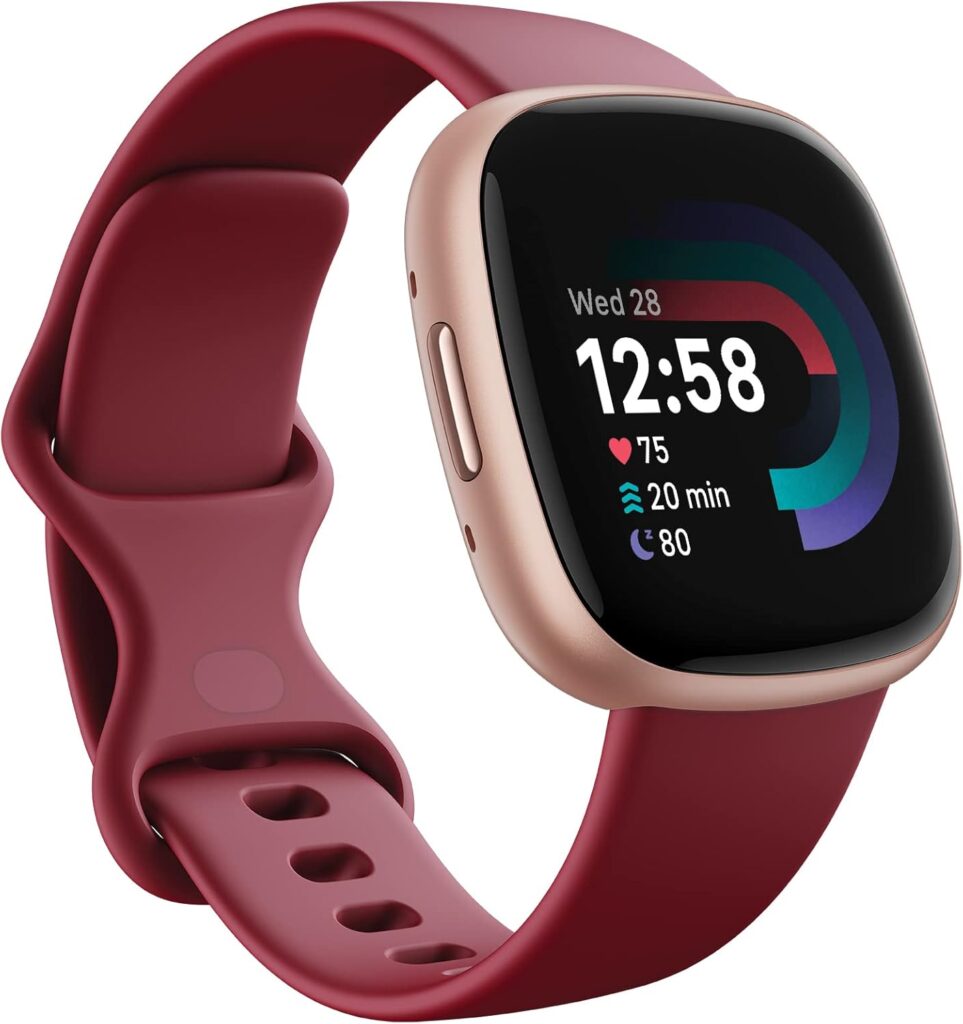 a fitbit versa smartwatch