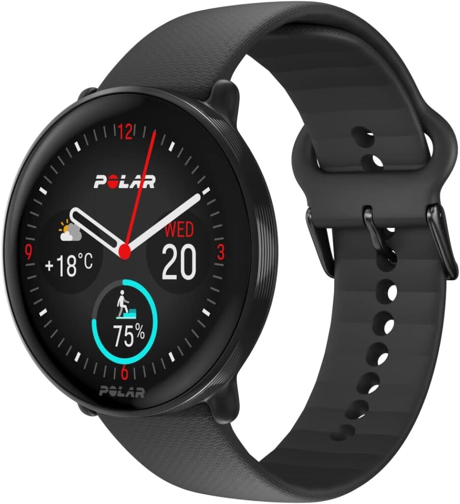 a close looking of a Polar smartwatch